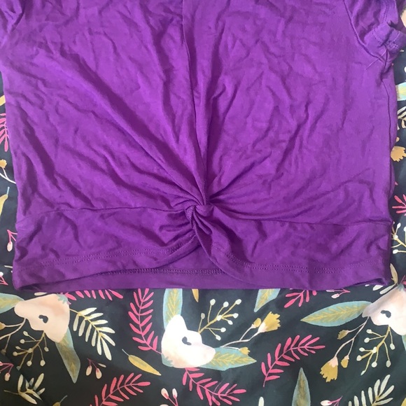 Purple Crop Top - Picture 3 of 3